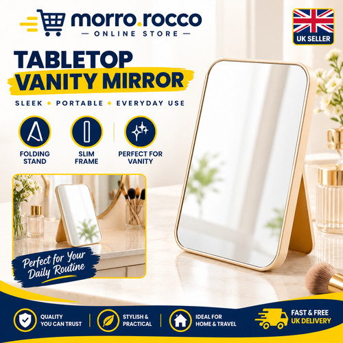 Portable folding makeup mirror - folding,