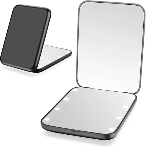 Lighted travel makeup - lighted,