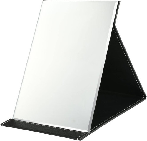 Folding tabletop mirror - tabletop, mirror,