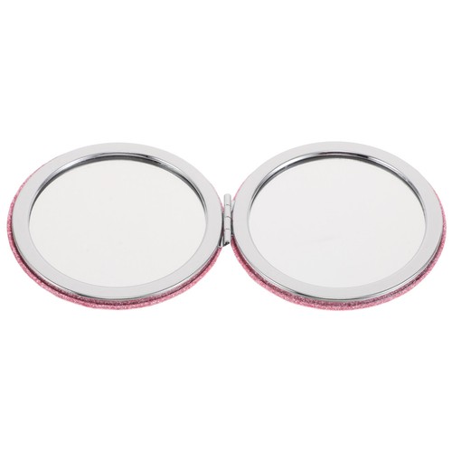 Portable pocket mirror double - pocket,