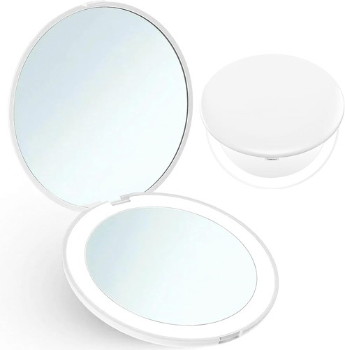 Small compact mirror with - small,