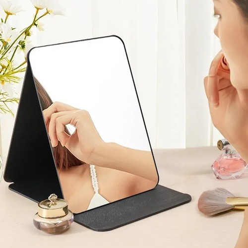 Portable folding makeup mirror - folding,