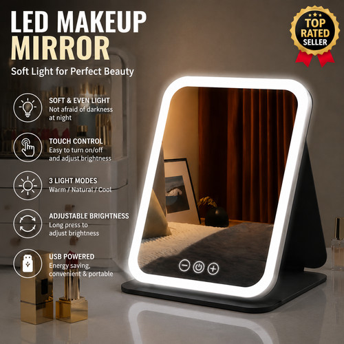 Led rechargeable makeup - led,