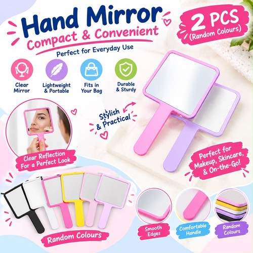 Square handheld makeup - 2x,