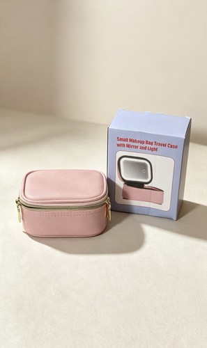 Pink travel makeup - makeup, with