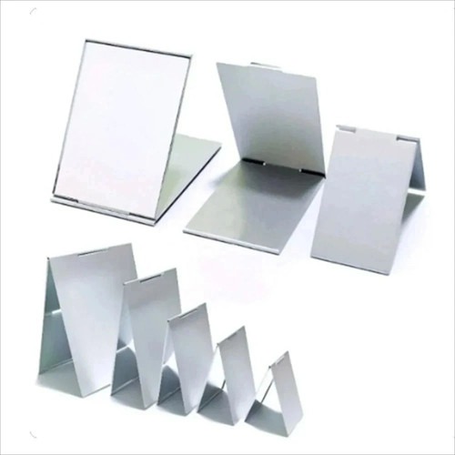 Aluminum folding mirror pocket - folding,