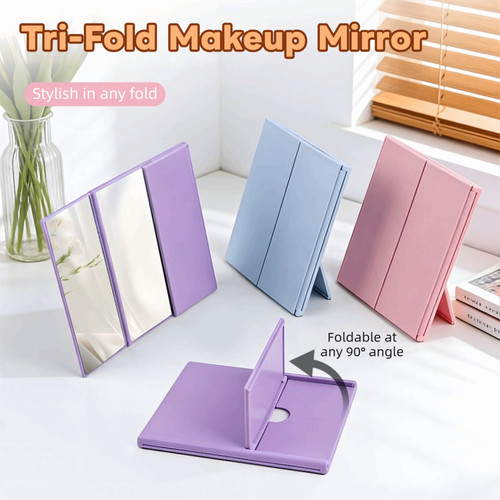Tri fold makeup - makeup, mirror