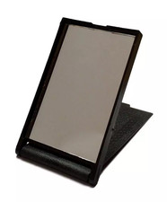 Black Compact Folding Mirror