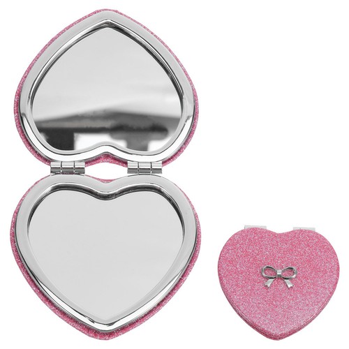 Compact heart mirror folding - compact,