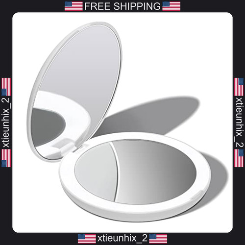 Travel makeup mirror with - makeup,