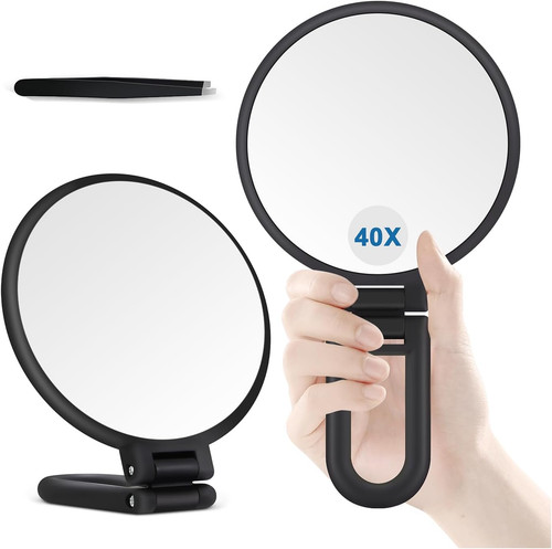 40x magnifying mirror - 40x, hand