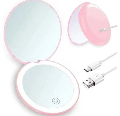 Led travel makeup mirror - makeup,