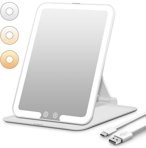 Rechargeable led travel makeup - led,