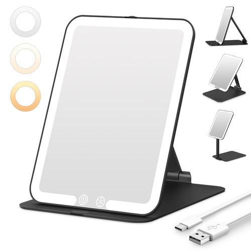 Lighted travel makeup - travel, mirror