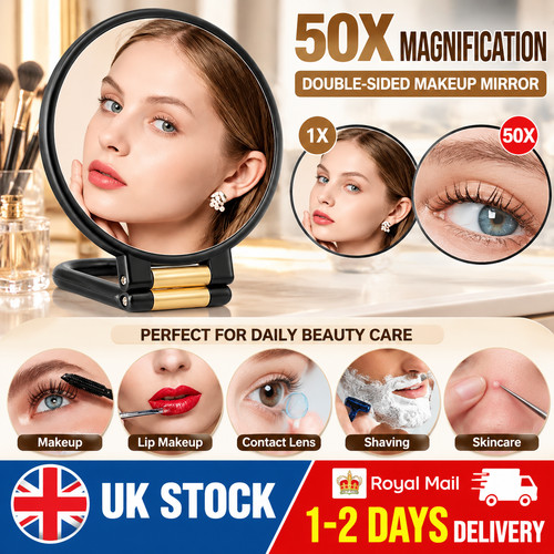 50x magnifying makeup mirror - 50x,