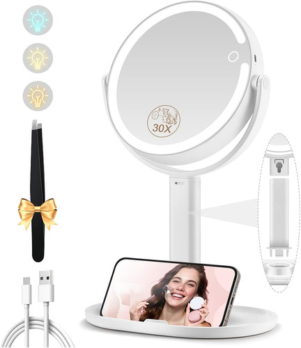 30x lighted magnifying - lighted,