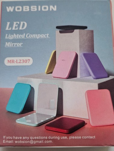Wobsion led lighted compact - lighted,